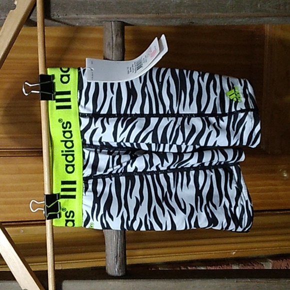 Adidas Girls Destiny Printed Slider Tights NWT - Picture 1 of 10